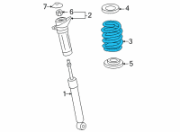 OEM Lexus NX250 SPRING, COIL, RR Diagram - 48231-78190