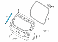 OEM 2022 Kia Seltos LIFTER Assembly-Tail GAT Diagram - 81830Q5000
