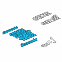 OEM 2017 Honda Civic Floor Comp, FR. Diagram - 65100-TGH-305ZZ