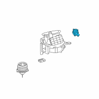 OEM 2007 Lexus LX470 Damper Servo Sub-Assembly (For Blower) Diagram - 87106-60190