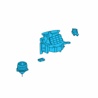 OEM 2002 Lexus LX470 Blower Assembly Diagram - 87130-60352