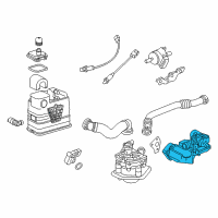 OEM Chevrolet Valve Asm-Secondary Air Injection Check Diagram - 55583592