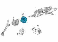 OEM 2021 Jeep Grand Cherokee L STEERING INTERMEDIATE SHAFT Diagram - 68377913AC