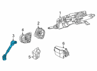 OEM Jeep Grand Cherokee L STEERING COLUMN INTERMEDIAT Diagram - 68408233AA