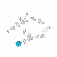OEM 2007 Nissan Sentra Pump Assembly Water Diagram - B1010-F461B