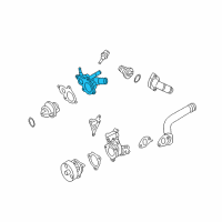 OEM 2013 Nissan Altima Water Outlet Diagram - 11060-JA00A