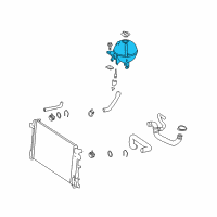 OEM 2007 Dodge Sprinter 3500 Bottle-COOLANT Recovery Diagram - 68013656AA