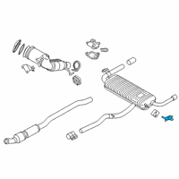OEM 2022 BMW X2 Holder, Exhaust System Diagram - 18-30-8-673-214