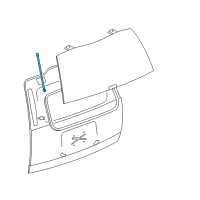 OEM 2012 GMC Yukon XL 1500 Support Cylinder Diagram - 15161944