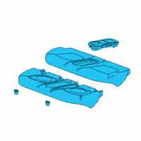 OEM 2016 Chevrolet Spark EV Cushion Assembly Diagram - 95352443