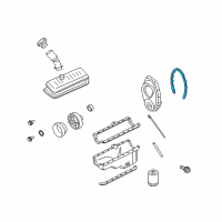 OEM GMC Jimmy Gasket, Engine Front Cover Diagram - 10077694