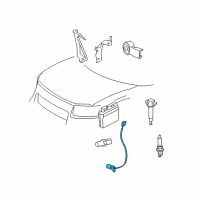 OEM 2012 Scion xB Crankshaft Sensor Diagram - 90919-05067