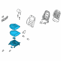 OEM Kia Cushion Assembly-Front Seat Diagram - 88200C6010C61