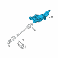 OEM 2014 Ford Explorer Column Assembly Diagram - DB5Z-3C529-Q