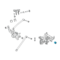 OEM Ford Axle Beam Mount Bushing Diagram - GN1Z-4B424-A