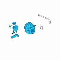 OEM Hyundai Azera Brake Booster Diagram - 585003K200