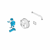 OEM 2008 Hyundai Sonata Cylinder Assembly-Brake Master Diagram - 58510-3K300