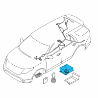 OEM 2019 Ford Police Interceptor Utility Relay Assembly Diagram - DG1Z-12B577-B