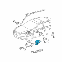 OEM 2012 Toyota Sequoia Clock Spring Diagram - 84306-06150