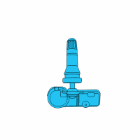 OEM 2015 Chrysler 200 Sensor-Tire Pressure Diagram - 68399030AC