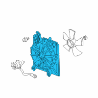 OEM 2014 Acura TL Shroud Diagram - 19015-RK1-A01