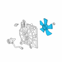 OEM Acura TL Fan, Cooling Diagram - 19020-RK2-A71