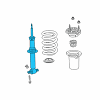 OEM Chevrolet Silverado 1500 LD Strut Diagram - 84171361