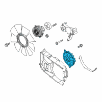 OEM 2018 Nissan NV3500 Motor Assy-Fan Diagram - 21487-1PD0A