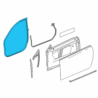 OEM 2018 Cadillac ATS Weatherstrip On Body Diagram - 84160279