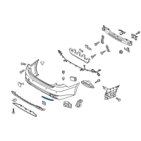 OEM Kia K900 REFLECTOR/REFLEX Assembly Diagram - 924053T500
