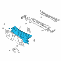 OEM 2000 Toyota 4Runner Insulator Assy, Dash Panel Diagram - 55210-35142