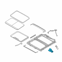 OEM Lincoln Motor Diagram - AE5Z-15790-B