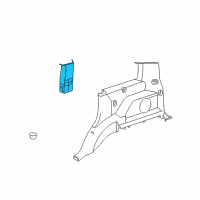 OEM Dodge Nitro Panel-C Pillar Diagram - 1BH86DW1AC