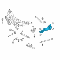 OEM 2016 Nissan Rogue Arm Assy-Rear Suspension, LH Diagram - 55502-4BA0A