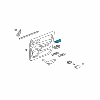 OEM 2004 Toyota Tundra Switch Assembly, MULTIPLEX Network Diagram - 84030-0C020