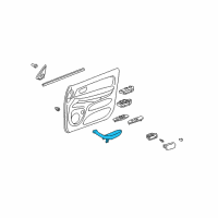 OEM 2004 Toyota Tundra Armrest Diagram - 74220-0C011-B0