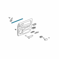 OEM 2002 Toyota Sequoia Weatherstrip Diagram - 68172-0C020