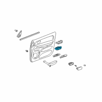 OEM Toyota Tundra Window Switch Diagram - 84040-0C051