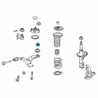 OEM 2012 Scion tC Lower Control Arm Nut Diagram - 90178-A0098