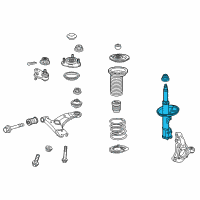 OEM 2012 Toyota Prius Plug-In Strut Diagram - 48510-80578