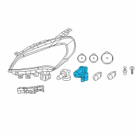 OEM Ram ProMaster City Bulb Diagram - 68124430AA