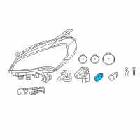 OEM 2018 Ram ProMaster City Bulb Diagram - 68095364AA