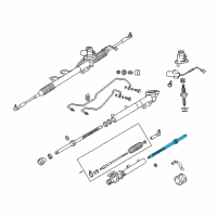 OEM 2002 Infiniti Q45 Power Steering Rack Assembly Diagram - 49271-AR200