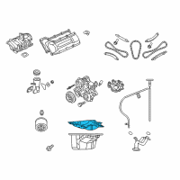 OEM 2005 Jeep Grand Cherokee Gasket-Oil Pan Diagram - 53021001AB