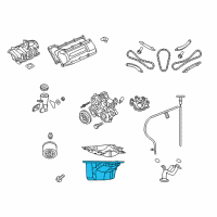 OEM 2008 Jeep Grand Cherokee Pan-Engine Oil Diagram - 53021755AB