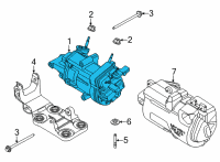 OEM 2022 Ford Mustang Mach-E COMPRESSOR ASY Diagram - LJ9Z-19703-AB