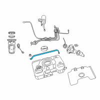 OEM 2010 Dodge Viper Shield-Fuel Tank Diagram - 68280513AA