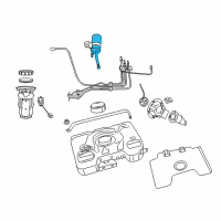 OEM 2003 Dodge Viper Filter-Fuel Diagram - 5290801AB