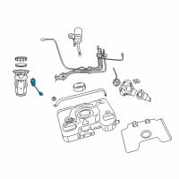 OEM 2003 Dodge Viper Fuel Level Unit Kit Diagram - 5086615AA