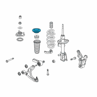 OEM 2012 Honda Pilot Seat, FR. Spring (Upper) Diagram - 51688-SZA-A01